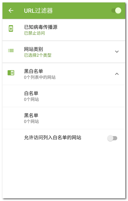 图17：URL过滤器