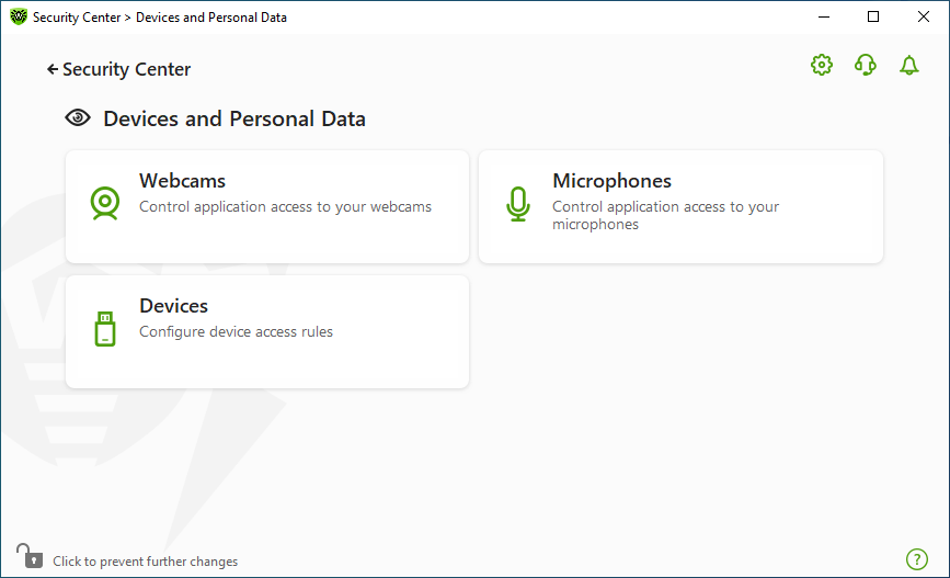 Figure 69. Devices and Personal Data