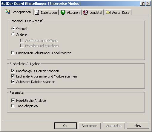 Антивирусный сторож SpIDer Guard® для Windows XP
