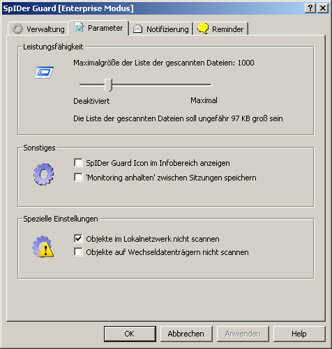 Антивирусный сторож SpIDer Guard® для Windows XP