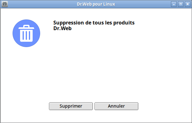 Figure 3. Assistant de suppression
