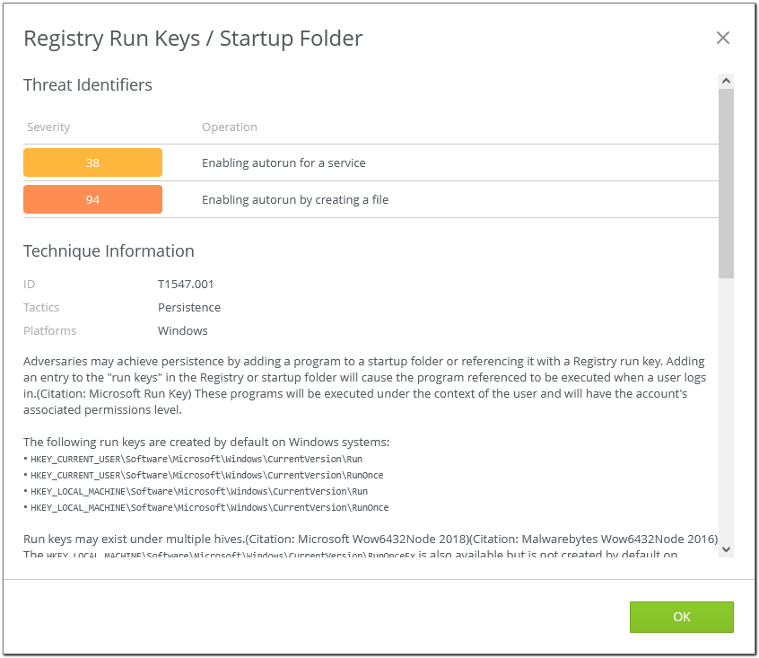 Figure 18. Sub-technique description Figure 18. Sub-technique description