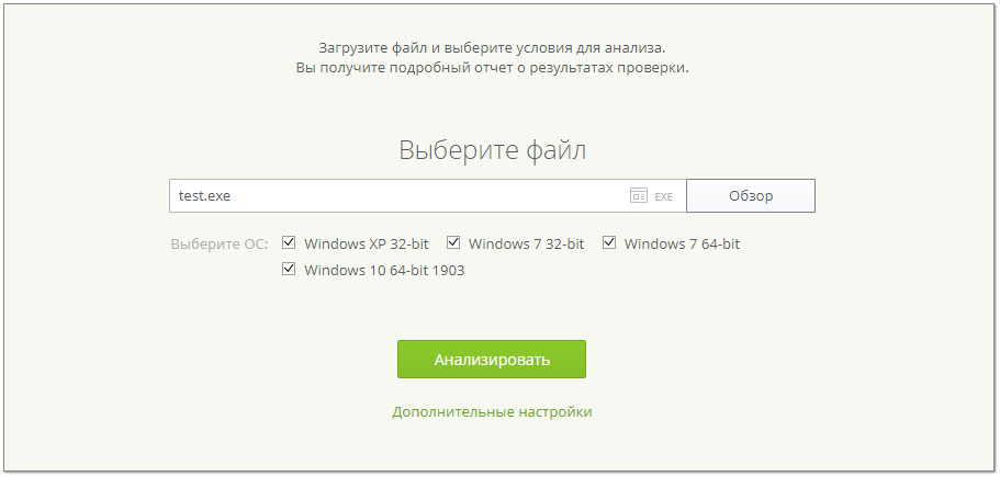 choose file exe